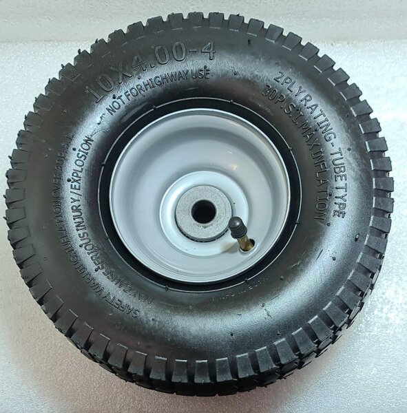 Radsatz 10x4.00-4 (Reifen auf Felge)